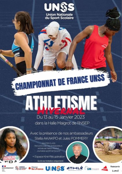  L’Association Sportive du Collège Sainte-Anne au Championnat de France d’Athlétisme Indoor UNSS