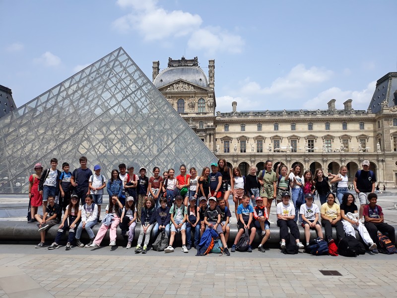 Les élèves de l’atelier Egypte à Paris